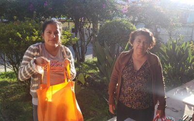 Despensas a familias en Veracruz
