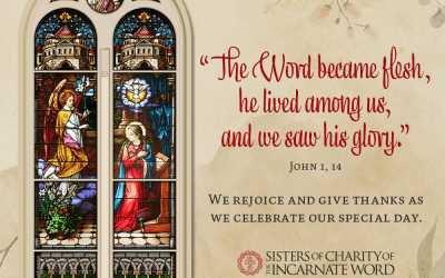 We celebrate the Incarnation of the Word